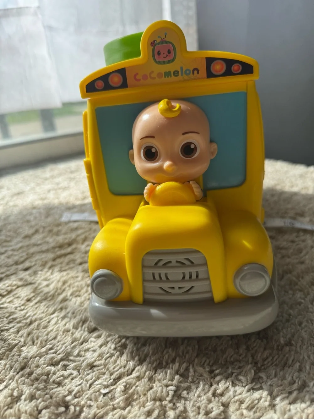 CoComelon Yellow School Bus Learning Toy Letters Numbers Sounds Words
